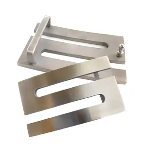 Produttore OEM/ODM Logo personalizzato marchio Blank fibbie lettere reversibili in metallo acciaio inossidabile fibbia della cintura