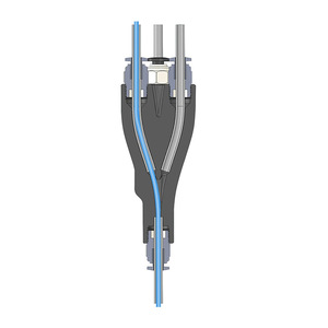 Connecteur d'entrée d'alimentation Qi Pang 4 en 1 AMS, longueur 97 mm, pour tube en téflon d'imprimante 3D - Product Image 2