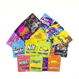 Custom Exotic <b>Zip</b> Sealed Stand up <b>Pouch</b> Moisture Proof Mini 1 Gram Mylar Food Bags Holographic Child Resistant Packaging - Product Image 2