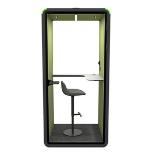 Cabine acoustique d'aéroport insonorisée pour les voyageurs, salle de <span class=keywords><strong>réunion</strong></span> temporaire pour les conférences téléphoniques avec ports de charge - Product Image 2