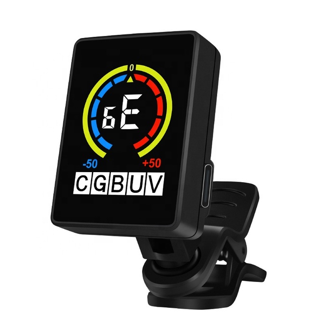 Color screen rechargeable guitar tuner violin electronic calibrator Equal temperament multi-function calibrator