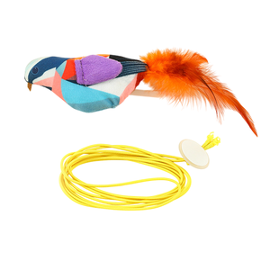 Jouet en peluche pour animaux de compagnie chat sûr soulager l'ennui chat gazouillis simulation d'oiseau coloré recyclé en gros OEM & ODM jouets intelligents pour animaux de compagnie - Product Image 6