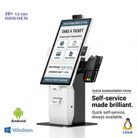 Máquina de Pago Automatizada Android 13 Mini, Kiosco POS, Terminal de Autoservicio Interactivo para Pedidos