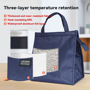 Refrigerator Grocery Foldable Custom Cooler <strong>Bag</strong> <strong>Thermal</strong> Cooler <strong>Bags</strong> Custom Logo Insulated Lunch Cooler <strong>Bag</strong> With Zipper - Product Image 6
