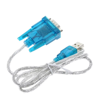 Cable de puerto serie USB a RS232 HL-340 (COM de 9 pines) - Compatible con Windows 7 de 64 bits
