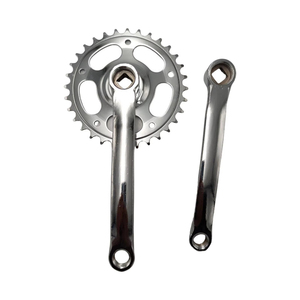 マウンテンバイククランクアームセット 165MM 32T クランク交換用 アウトドアライディング スクエアテーパー 折りたたみ自転車クランクセット - Product Image 3