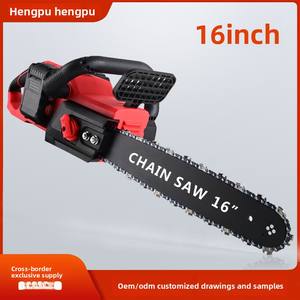 16 Inch Oplaadbare Huishoudelijke Kleine Handheld Elektrische Kettingzaag High-Power Lithium Batterij Houtkap Zaag - Product Image 2