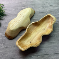 Bol sculpté en racine de bois naturel de forme irrégulière unique, fait main, plateau de rangement pour fruits, décoration pour la maison et les restaurants