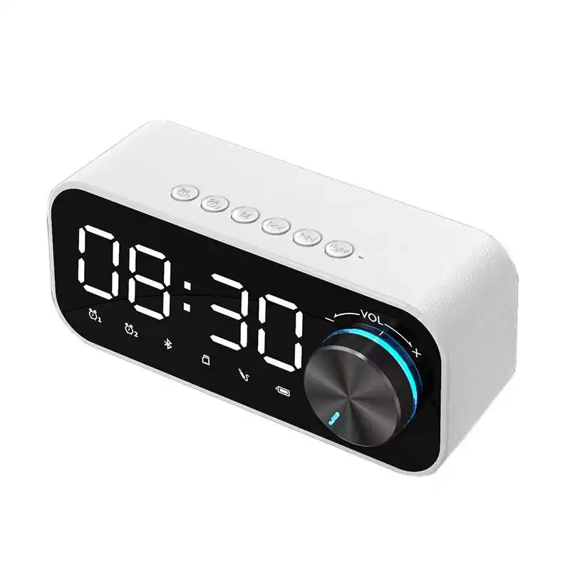 High Quality Fashion TG506 Smart Speaker Portable Waterproof BT Speaker With Led Display Alarm Clock Function TF Card