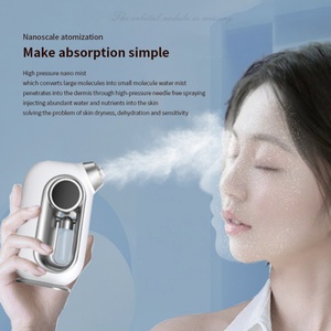 เครื่องพ่นละอองน้ำพกพาแบบ USB เทคโนโลยีนาโน เพื่อการบำรุงผิวอย่างเข้มข้นและปรับผิวให้กระจ่างใส ใช้ได้ทั้งภายนอกและภายในบ้าน - Product Image 3
