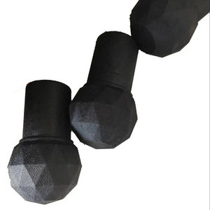 Accesorio de barra de levantamiento de pesas de metal duradero OEM para gimnasio en casa con barra de goma suave - Product Image 2