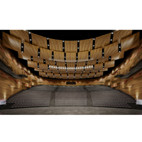 Planificación Acústica Profesional para Teatros Modulares, Paquete de Materiales Personalizados, Absorbentes de Sonido para Paredes, Difusores de Sonido, Elementos para Techos, Proyecto