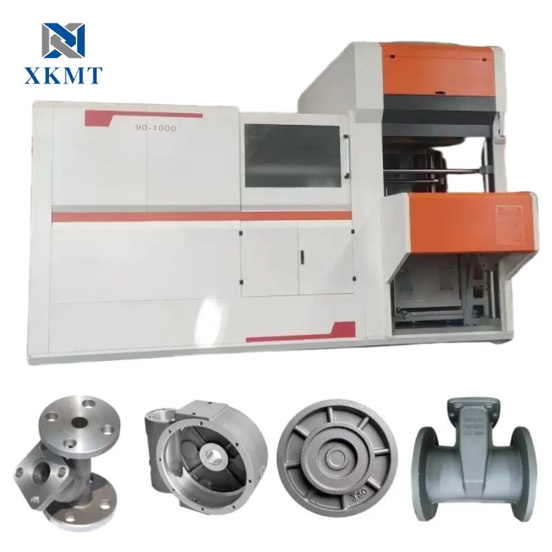 Green Sand Cast Iron Moulding Machine 1mt Capacity Flaskless Automatic Molding Line Cast Iron Foundry Machinery And Equipment