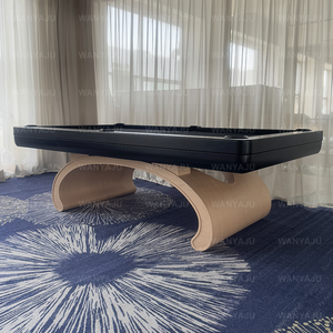 WANYAJU Bespoke Hardwood Billiard <strong>Tables</strong> Crafted for <strong>Excellence</strong> Convertible <strong>Pool</strong> <strong>Table</strong> Solid Wood <strong>Table</strong> Diner for Home - Product Image 3