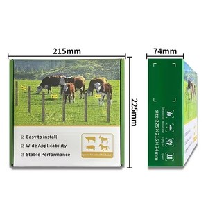 Elettrificatore <span class=keywords><strong>per</strong></span> <span class=keywords><strong>Recinzione</strong></span> <span class=keywords><strong>Elettrica</strong></span> da 12V ad Energia Solare <span class=keywords><strong>per</strong></span> Bovini, Cavalli, Pecore, <span class=keywords><strong>Maiali</strong></span> e Orsi - Product Image 5