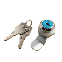 Serrure universelle pour boîte à compteur électrique, serrure pour boîte à compteur d'eau, serrure pour armoire à dossiers, serrure ronde en fer de petite taille MS403, noyau en cuivre