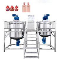 Agitateur de réservoir de mélange en acier inoxydable pour détergent chimique, shampoing, cosmétique, équipement d'homogénéisation, d'émulsification et de mélange