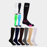 Offre Spéciale épais Elite anti-dérapant cyclisme course personnalisé hommes longues Compression sport basket-ball chaussettes