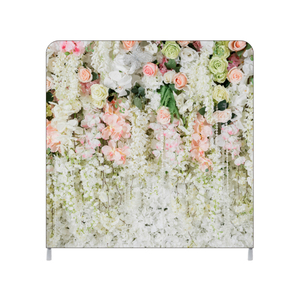 Phong cách Châu Âu có thể tháo rời 8 * 8ft gối Photo Booth nền đứng hiển thị 10 * 8ft căng thẳng vải Backdrop thương mại cho thấy - Product Image 2