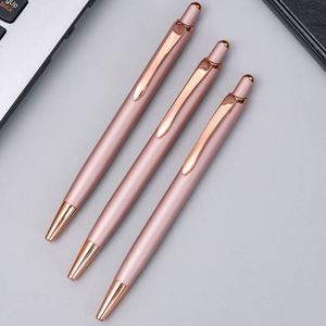 Rose <b>Gold</b> Metal Click Aluminum Ballpoint Promotional Gift <b>Pen</b> for Business, Office, and Events - Product Image 2