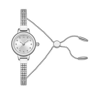 Petite montre tendance pour femme, à la mode et polyvalente, montre sertie de diamants, best-seller, exquise et élégante - Product Image 5