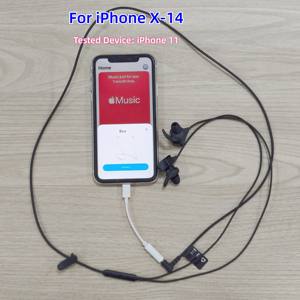 Câble d'écouteurs 3,5 mm <span class=keywords><strong>Prise</strong></span> audio pour <span class=keywords><strong>iPhone</strong></span> <span class=keywords><strong>Prise</strong></span> en charge audio et microphone, non certifié MFi - Product Image 4