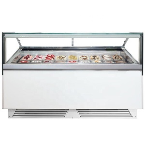 Nuovo Design Frigorifero Espositore per Gelato Commerciale con 18 Gusti e Raffreddamento ad Aria - Product Image 4