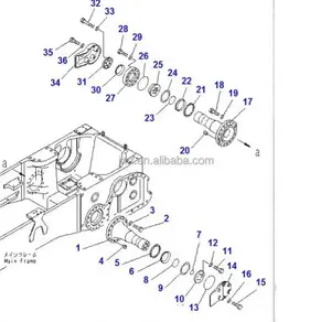 factory supplier GD705-407000-B3045 07000-B3045 6738-71-5640 Sealing kit agriculture