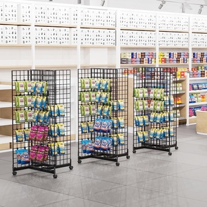 Tùy chỉnh cửa hàng nghệ thuật bức tranh hình ảnh điện thoại Phụ kiện công cụ Snack Khoai Tây Chip lịch thi đấu kim loại lưới lưới Bảng điều khiển hiển thị giá đứng - Product Image 6