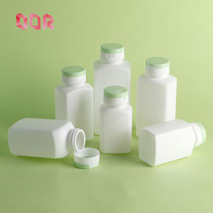 Botella de pastillas personalizada de alta calidad con tapa a prueba de niños, contenedor cuadrado para pastillas de 30 ml y 60 ml, botellas de plástico HDPE para vitaminas. - Product Image 6