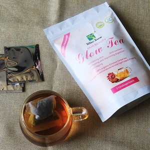 Té Herbal Orgánico NutriCha Rose Glow, Esencial para Aclarar y Blanquear la Piel, Nutritivo para el Cuidado Facial y Corporal <span class=keywords><strong>de</strong></span> la Mujer, 10 Bolsitas - Product Image 1