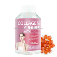 Ausreson Gommes aux peptides de collagène marin Beauty Bear Gummy Skincare Health Supplement Gummies au collagène marin