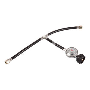 <span class=keywords><strong>Kit</strong></span> de tuyau de barbecue avec raccord en T de 3/8 pouce et régulateur de pression de <span class=keywords><strong>gaz</strong></span> propane LP pour brûleur latéral - Product Image 2