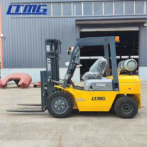 2024 LTMG pequeña carretilla elevadora de gasolina propano de doble combustible 2.5ton 3ton 3,5 Ton carretilla elevadora LPG con Nissan egnine