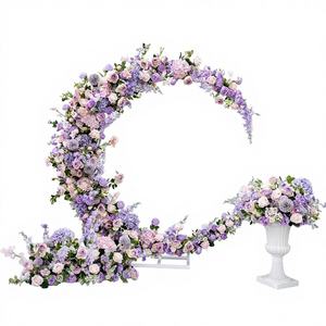 ฉากหลังงานแต่งงานรูปพระจันทร์สีขาว ดีไซน์ทันสมัย รุ่นใหม่ล่าสุดจาก LEDA Professional สำหรับตกแต่งงานอีเว้นท์ - Product Image 1