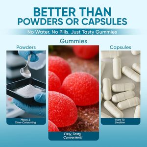 Gummies de bisglycinate de magnésium à absorption élevée avec glycinate de magnésium chélaté pour le soutien du sommeil et la réduction du stress avant le <span class=keywords><strong>coucher</strong></span> - Product Image 5