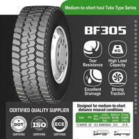 Ban Truk BF305 12.00R20 18PR Kualitas Ekspor Premium, Performa Serbaguna, untuk Medan Berat, Konstruksi, dan Lumpur