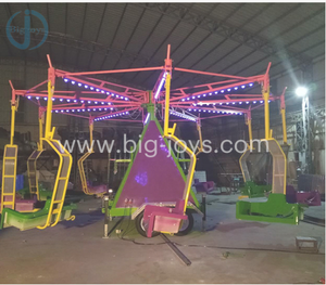 Chaise volante d'intérieur de sucette de parc d'attractions de jeu de foire d'enfants 16 sièges avec la tour de remorque avec la lumière <span class=keywords><strong>à</strong></span> <span class=keywords><strong>vendre</strong></span> - Product Image 5