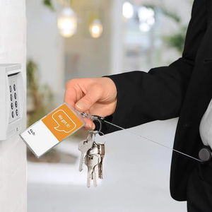 Wholesale Retractable Keyring Metal Wire Keychain Pull Recoil Sporty <b>Key</b> <b>Ring</b> Anti Lost ID Card Holder Telescopic Burglar Chain - Product Image 3