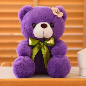 2023 New Arrive Sitting Teddy Bear 20cm Cute Soft Stuffed Animal Bears For Baby Birthday Gift