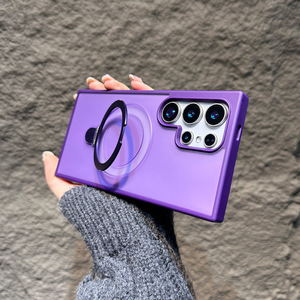 Protezione antigraffio staffa magnetica pelle sentire custodia per telefono cellulare custodia per <span class=keywords><strong>Samsung</strong></span> Galaxy S25 Plus S24 <span class=keywords><strong>Ultra</strong></span> S23 FE <span class=keywords><strong>S22</strong></span> - Product Image 2