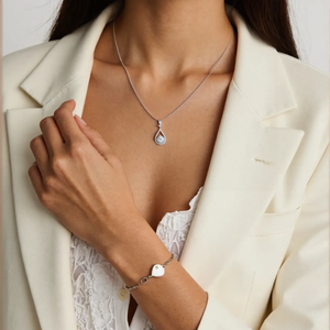 Collar de diamantes cultivados en laboratorio de 10K 14K 18K para mujeres cubanas al por mayor - Product Image 6