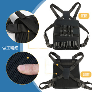 Bộ dụng cụ đa năng làm tóc, túi đeo ngực cho nhà tạo mẫu tóc, kéo, lược, kéo điện, túi đựng dụng cụ - Product Image 6