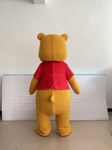 Efun MOQ 1 pezzo professionale personalizzato arancione orso mascotte Costume divertente a piedi personaggio dei <span class=keywords><strong>cartoni</strong></span> animati orso mascotte Costume <span class=keywords><strong>per</strong></span> adulto - Product Image 3