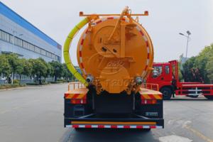 รถบรรทุกดูดขยะ 6 ล้อ DONGFENG M3 15 ลูกบาศก์เมตร เครื่องยนต์ Cummins 290 แรงม้า  แบบดูดและฉีดน้ำ  สำหรับงานสุขาภิบาล - Product Image 6