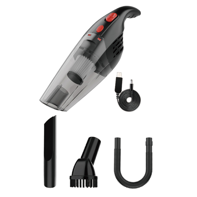 Portable Wireless Handheld Electric Car Vacuum Cleaner 4500PA Suction Rechargeable Battery 14-Minute Runtime for Cleaning Car