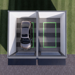 <span class=keywords><strong>Garage</strong></span> préfabriqué en acier portable sur mesure, imperméable, résistant au feu, carport à montage rapide, <span class=keywords><strong>garage</strong></span> en kit avec porte automatique à enroulement - Product Image 5