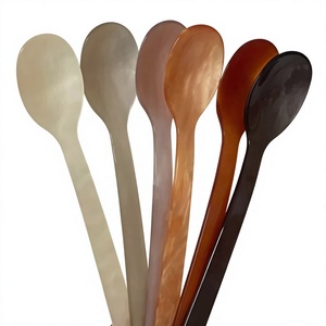 Ensemble de couverts en bois écologiques, élégants et royaux pour enfants, service de traiteur, 2 pièces, fourchette/cuillère pour dîner et dessert, cadeau de mariage - Product Image 1
