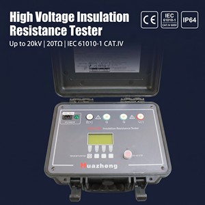 Mégohmmètre numérique rechargeable haute précision Huazheng 20 kV pour testeur <span class=keywords><strong>de</strong></span> résistance d'isolement haute tension des câbles <span class=keywords><strong>de</strong></span> sous-station - Product Image 2