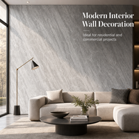 Revêtement mural en pierre souple artificielle, travertin, imperméable, design moderne pour la décoration de villas, prix bas, garantie 1 an